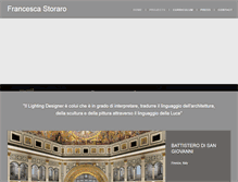 Tablet Screenshot of francescastoraro.com